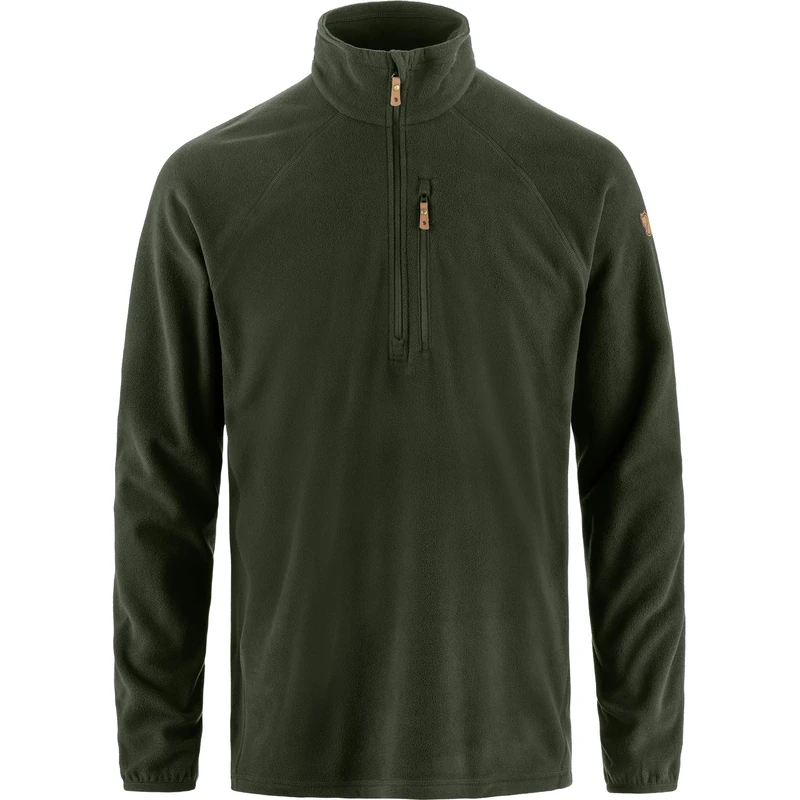 FJALLRAVEN 12600243-662 Övik Lite Fleece Half Zip M Sweatshirt Men's Deep Forest Size XS