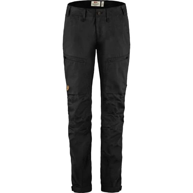 FJALLRAVEN 89583-550 Abisko Lite Trekking TRS W Reg Pants Women's Black Size 44