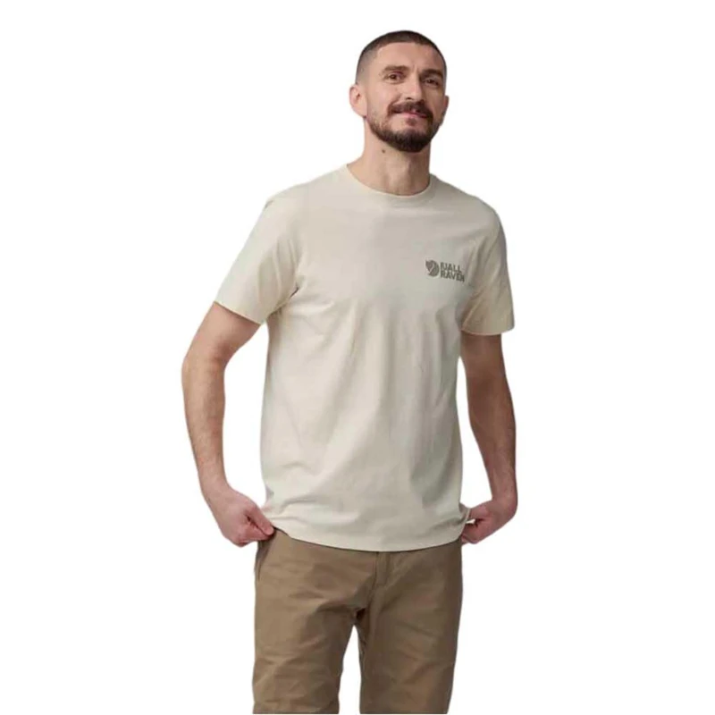 FJALLRAVEN Men's Fjällräven Heavy Classic T-Shirt M, White Plaster, XS