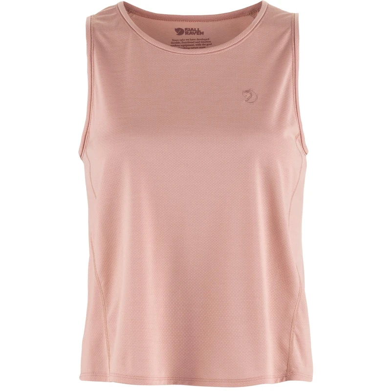 FJALLRAVEN Women's Abisko Lite Tank W Vest, Pink Chalk, XL