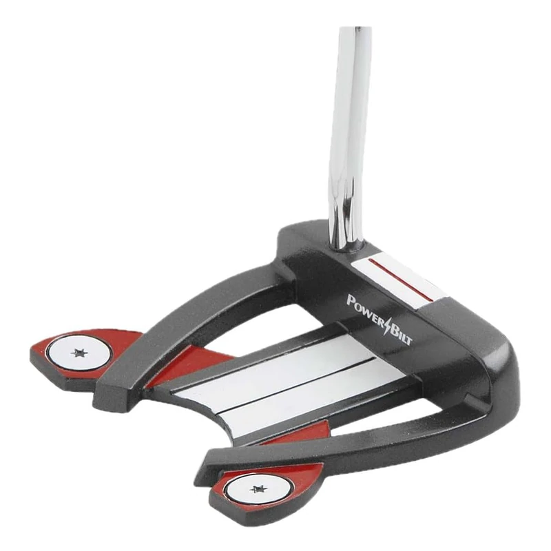 PowerBilt TPS X-Type M900 Putter (RH) - Large Mallet Design, High Moment Of Inertia (M.O.I), Grooved Face & Alignment Aids for Precision Putting