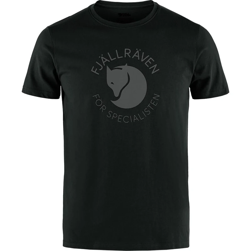 FJALLRAVEN Men's Fjällräven Fox T-Shirt M, Black/White, M