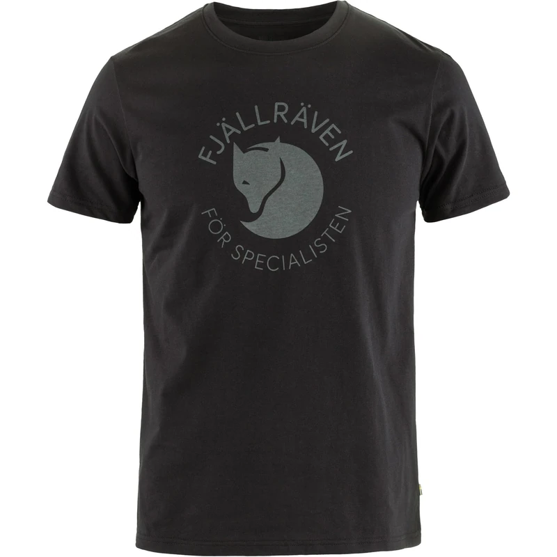 FJALLRAVEN Men's Fjällräven Fox T-Shirt M, Black, XS