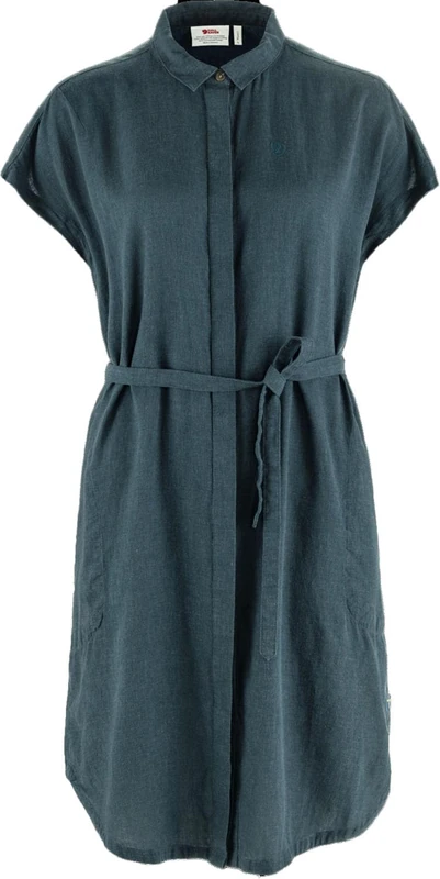 FJALLRAVEN Women's Övik Hemp Dress W, Mountain Blue, XXS