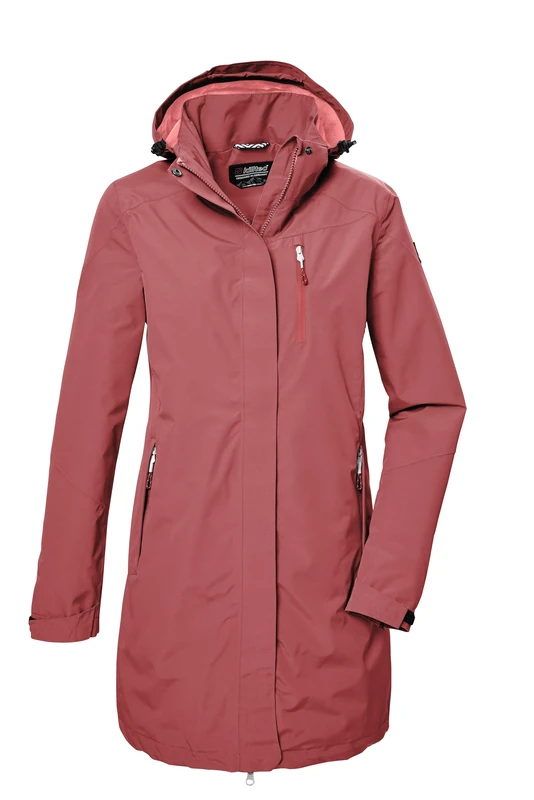 Killtec Women's Kos 30 Wmn Prk Jacket, Light Sienna Red, 36 (EU)