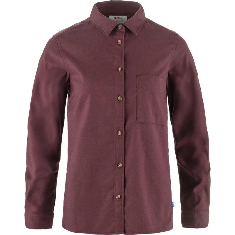 FJALLRAVEN Women's Singi Fjäll Shirt W T, Port, L