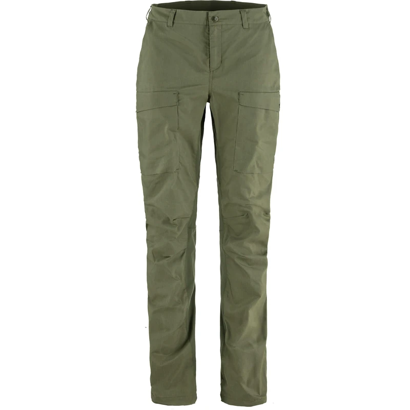 FJALLRAVEN 14200142-625 Abisko Hybrid Trail Trousers W Pants Women's Laurel Green Size 46/L