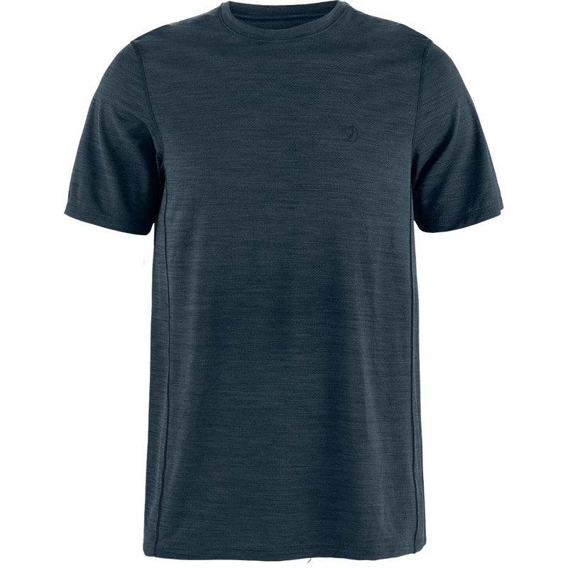 FJALLRAVEN 12600257-555 Abisko Lite SS M Sweatshirt Men's Dark Navy Size M