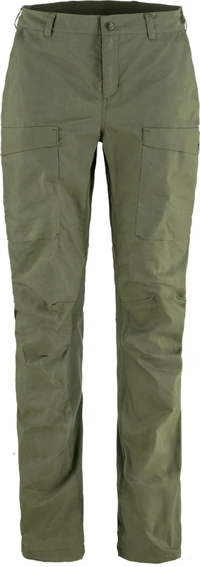 FJALLRAVEN 14200142-625 Abisko Hybrid Trail Trousers W Pants Women's Laurel Green Size 44/L