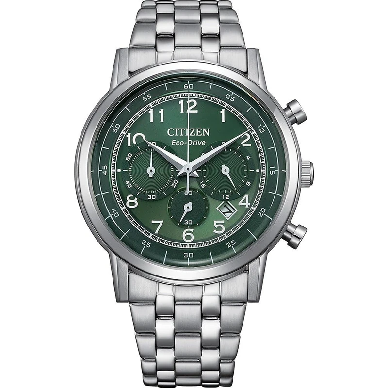 Citizen Men's Chronograph Eco-Drive Watch with Stainless Steel Strap CA4630-53X