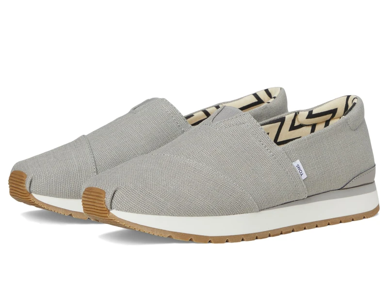 TOMS Women's Resident Plus Sneaker, Drizzle Grey Heritage Canvas, 5.5 UK