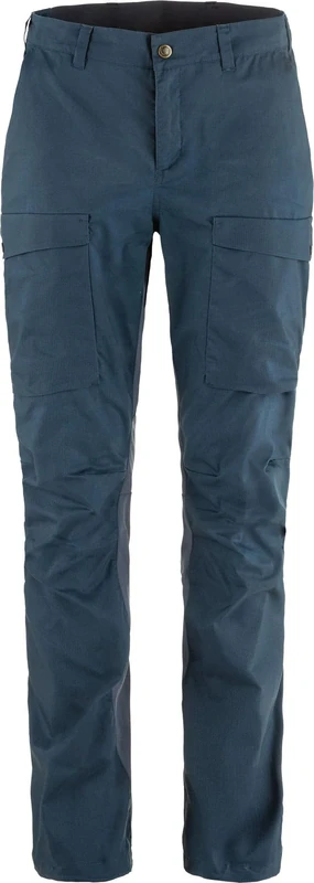 FJALLRAVEN 14200142-560 Abisko Hybrid Trail Trousers W Pants Women's Navy Size 48/L