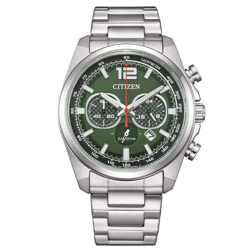 Citizen Men's Chronograph Eco-Drive Watch with Stainless Steel Strap CA4640-50X