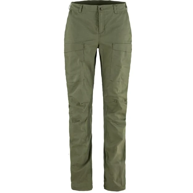 FJALLRAVEN 14200142-625 Abisko Hybrid Trail Trousers W Pants Women's Laurel Green Size 42/S