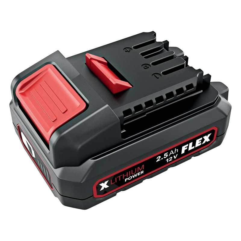 Flex Battery Pack Li-Ion 12 V, 2.5 Ah, Tool Battery with Charge Level Indicator, EMS Protection and Dust/Splash Protection, Replacement Battery 532290