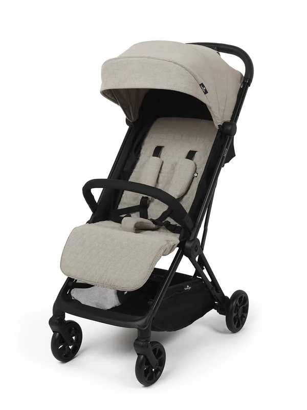 Babylo Spire Auto One-Hand Fold Compact Stroller, Birth to 22kg (Approx. 4yrs), Latte