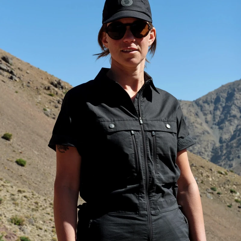 FJALLRAVEN 14200187-620 Hoja Field Suit W Jacket Women's Green Size L