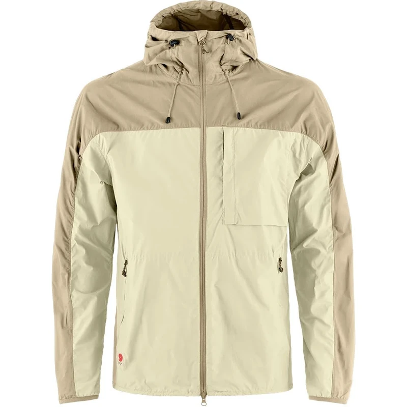 FJALLRAVEN 82606-113-118 High Coast Wind Jacket M Jacket Men's Chalk White-Fossil Size XS