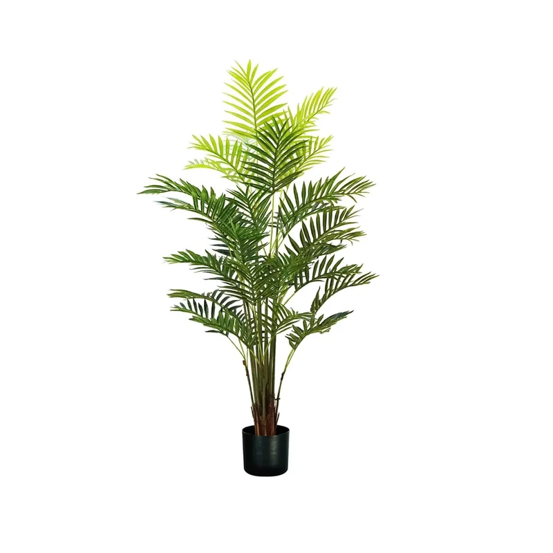 Avilia Artificial Areca Palm Tree with 33 Leaves, 160 cm, Vase with Natural Moss, Indoor Decorative Plant, Realistic Design - Image 1