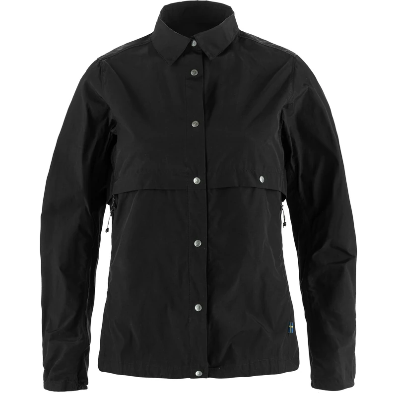 FJALLRAVEN 14500163-550 Hoja Rider's Wind Jacket W Jacket Women's Black Size XXS