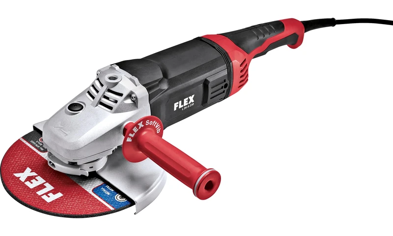 Flex Angle Grinder L 26-6 230, 2600 Watt, 230 mm Disc Diameter, Anti-Kickback, Vibration Dampening 531045