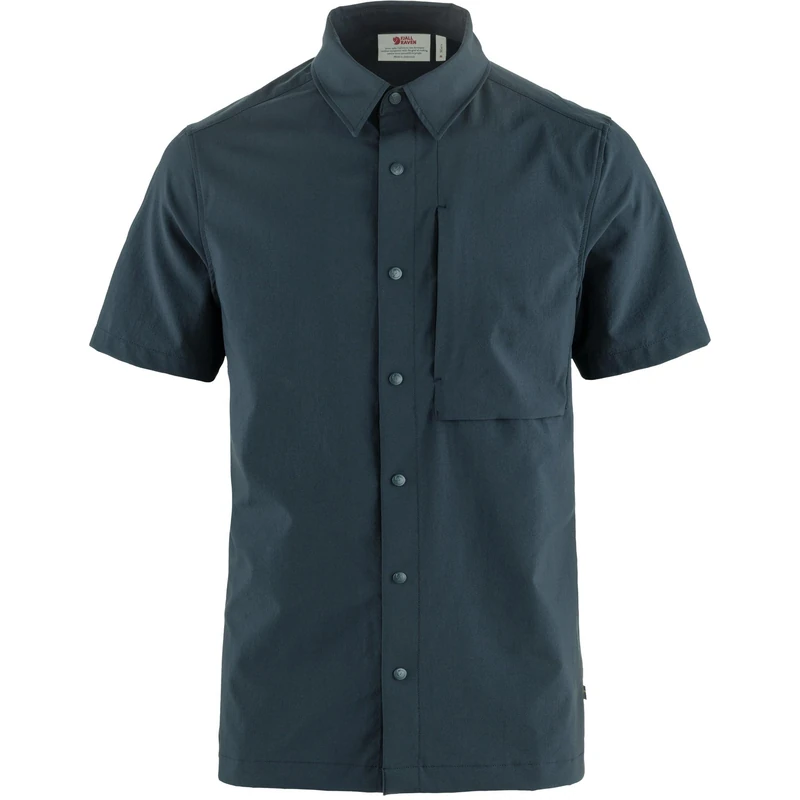 FJALLRAVEN Men's High Coast Pack Shirt SS M T, Dark Navy, XS