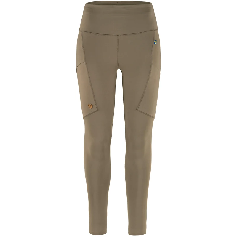 FJALLRAVEN 84773-244 Abisko Tights W Leg warmer Women's Suede Brown Size XXL