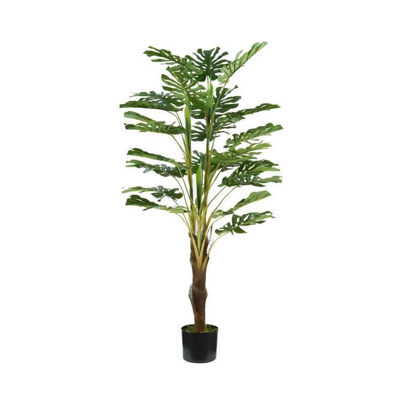 Avilia Artificial Monstera Plant, Birch, Green, 1 cm - Image 1