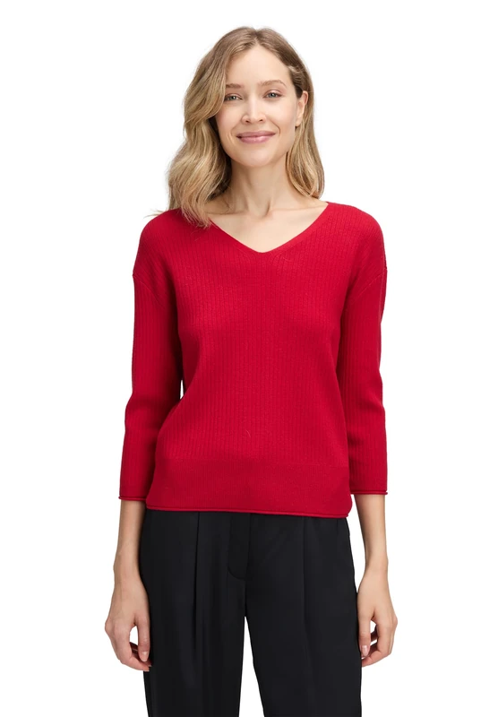 Betty Barclay Women's Jumper, Red Scarlet, 12 - Image 1