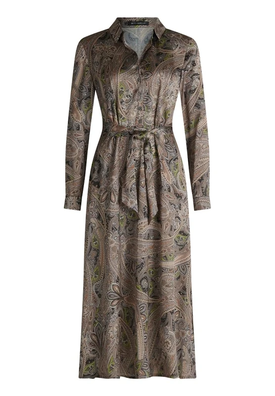 Betty Barclay Women's Dress, Grey/Beige, 10