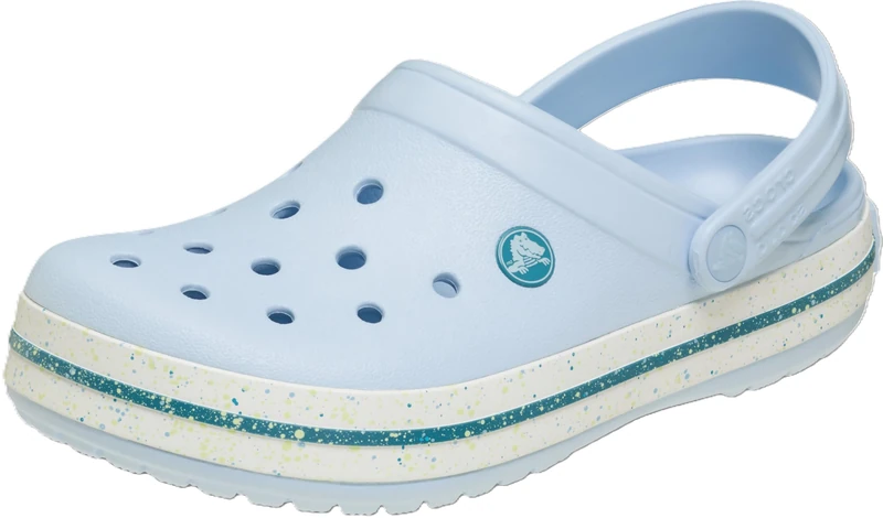 Crocs Unisex Adult, Crocband Speckled Band Clog, Blue Frost, 5 UK Men/ 6 UK Women