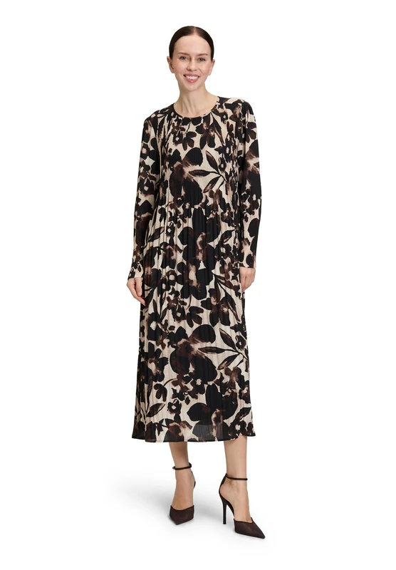 Betty Barclay Women's Dress, Beige/Brown., 10