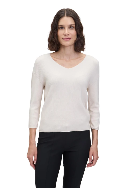 Betty Barclay Women's Jumper, Dark Silver Melange, 10 - Image 1