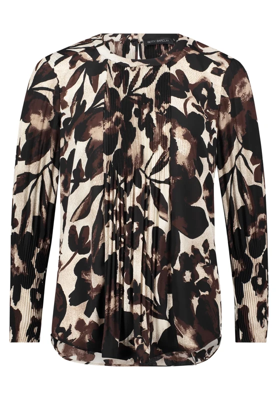Betty Barclay Women's Blouse, Beige/Brown., 20