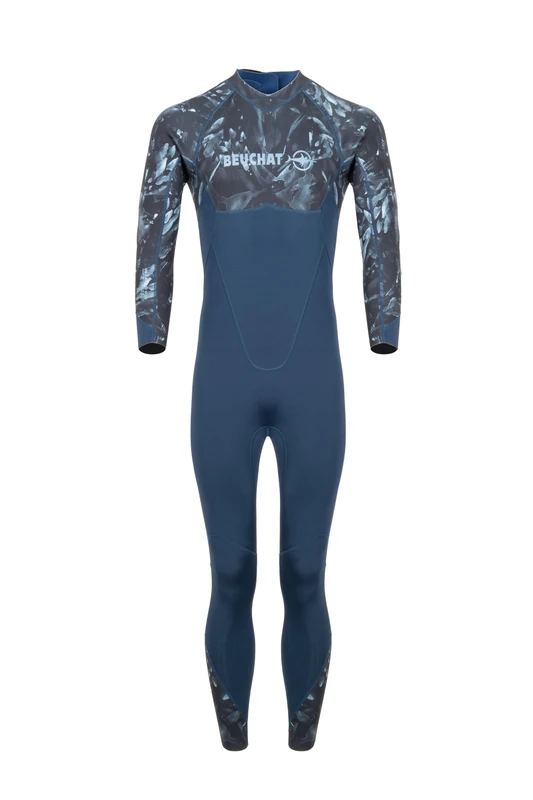 BEUCHAT Seaweed Snorkeling Wetsuit, Men, Atoll Blue, XXXL
