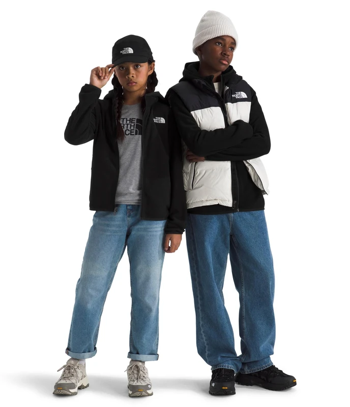 The North Face Kids Glacier Fz Hoodie Jacket, Tnf Black, 6 Years