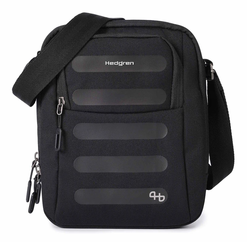 Hedgren Unisex's Relax M Vertical Crossover Medium + RFID, Black, Talla única