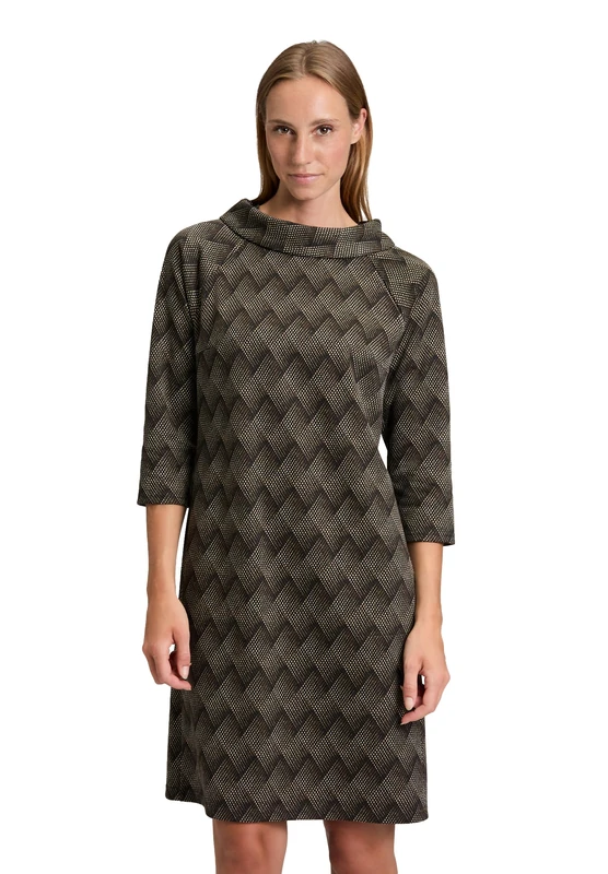 Betty Barclay Women's Dress, Black/Beige, 14