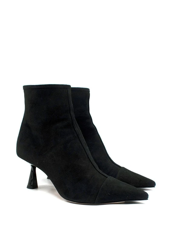 Jimmy Choo Pre-Loved Black Suede Ankle Boots