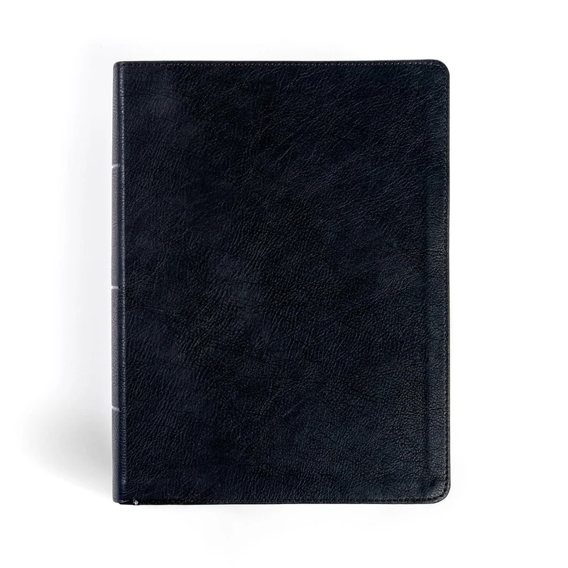 CSB Study Bible, Large Print Edition, Black LeatherTouch