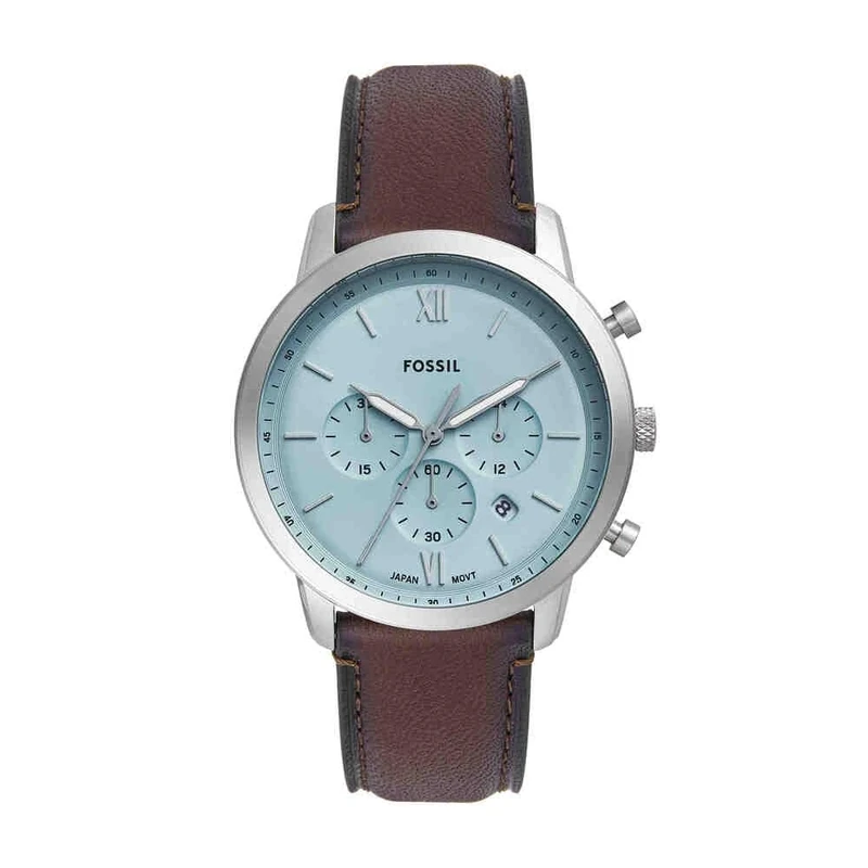 FOSSIL Neutra Watch for Men, Quartz Chronograph Movement with Leather Strap