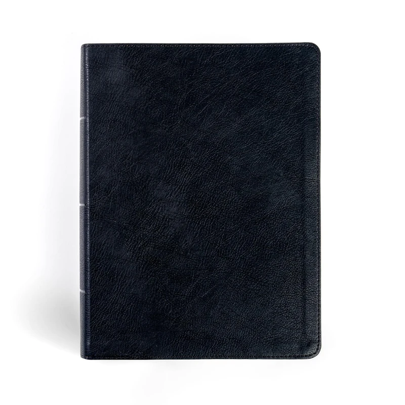 CSB Study Bible, Large Print Edition, Black LeatherTouch, Indexed