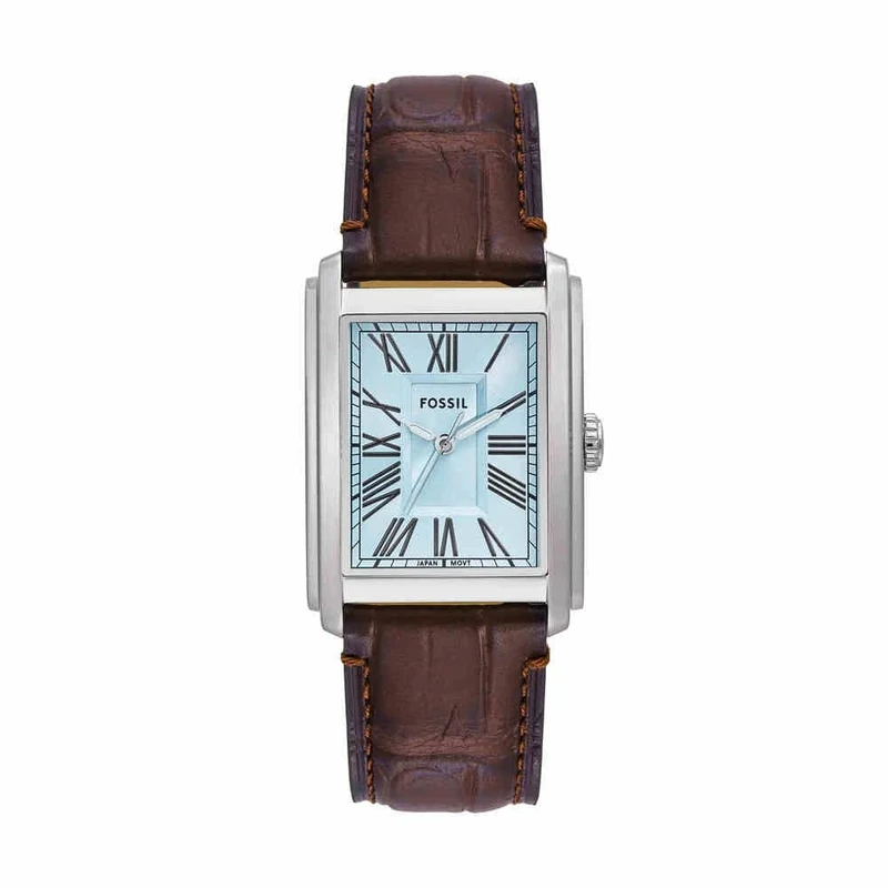 FOSSIL Men's Carraway Three-Hand, Stainless Steel Watch, FS6110