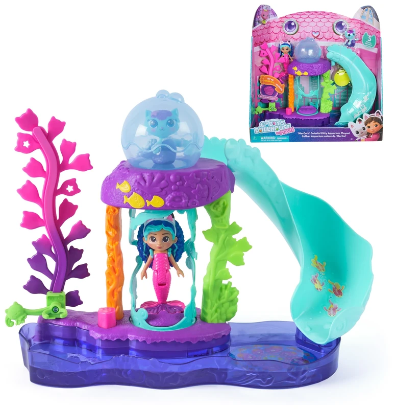 Gabby's Dollhouse Movie Aquarium Playset I, Multicoloured, 6074401