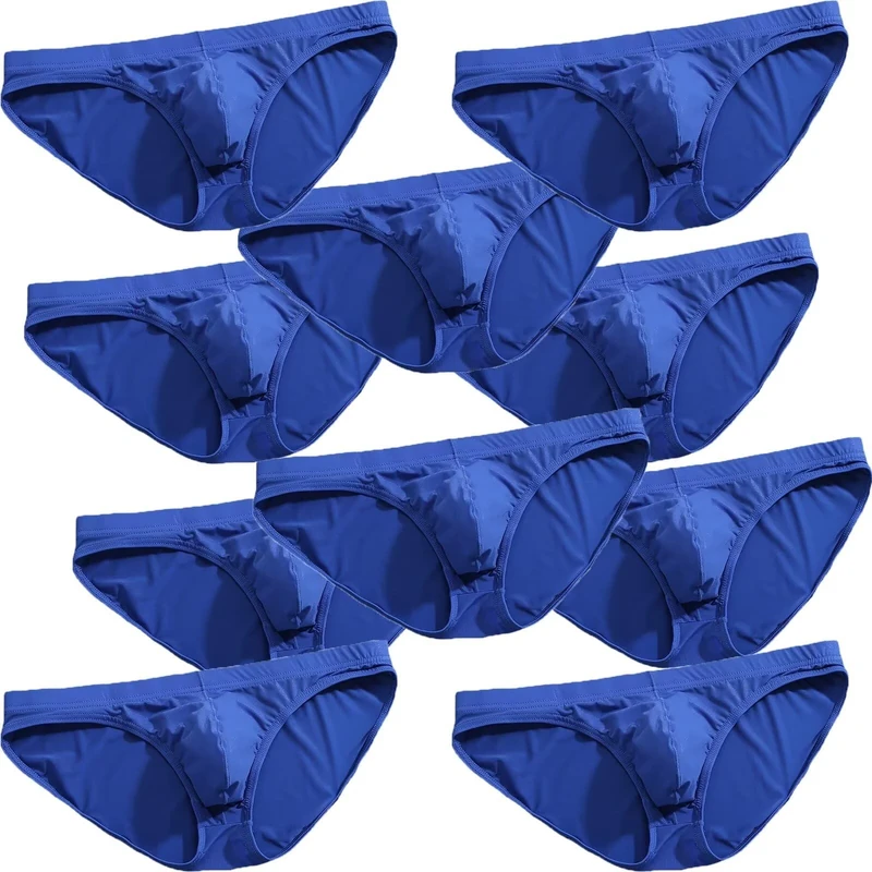 Faringoto Ultra Light Ice Silk Men's Breathable Mesh Briefs - Low Waist