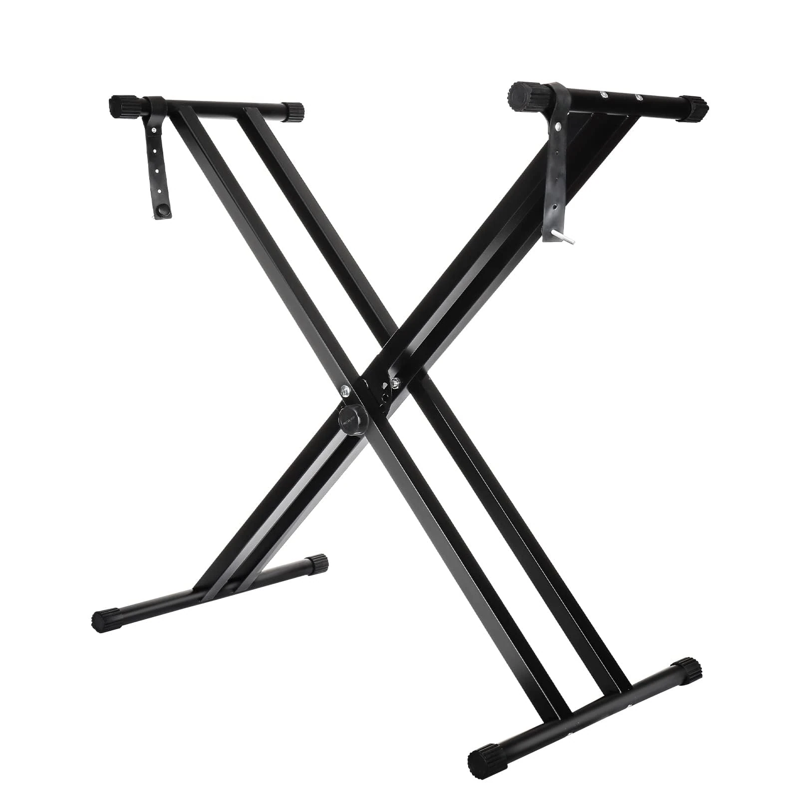 CROWNSHOP Adjustable Keyboard Stand - 49cm-97cm Height Double-Braced X Type for Digital Piano and Musical Instruments