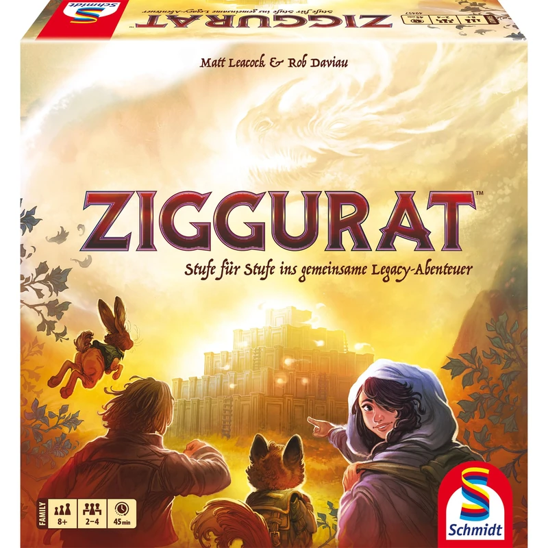 Schmidt Spiele 49457 Ziggurat, Strategy Game, Legacy Game