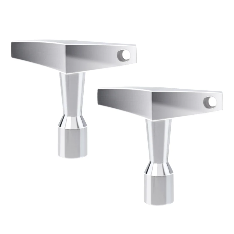 Desenda 2 PCS Drum Key with Built-in Hole, Drum Tuner Key Drum Tuning Key Drill Bit for Acoustic and Electronic Snare Drums (Quadrilateral)