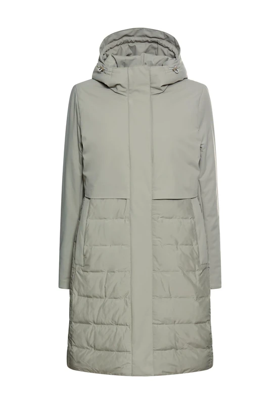 camel active Women's 310904-6f18 Jacket, Dark Sage, 14