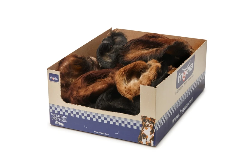 Bovine Ears with Meat and Fur 25 Pieces 1250 g